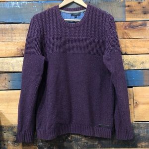 Ted baker crew neck sweater Sz L men’s purple